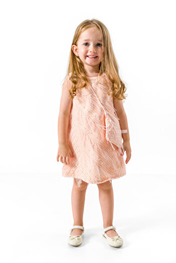 Wecan Girl's Tassel Sequin Dress