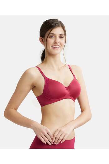 JOCKEY Soft Wonder Non Wired T-shirt Bra 1816-01 Red
