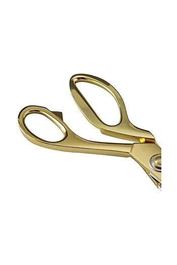 İşkur Makina Professional Metal Tailor Scissors Gold Color Large Size 26.2
