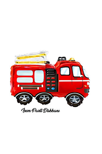 İrem Parti Dükkanı Fire Truck Foil Balloon