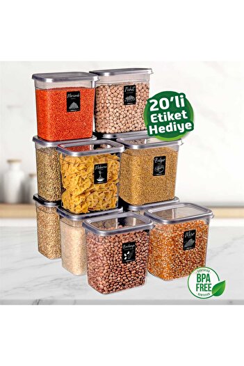 SGS SAKLAMA BAKLİYAT KABI 2000ML 12 SET