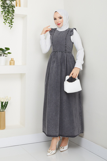 Pamuk Butik المرأة الدنيم الجينز جيليه سالوبيت
