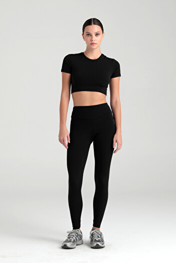 SHEISMONO High Waist Black Comfort Leggings
