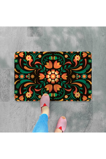 M&H Quality Digital Printed - Welcome Writing Pattern Decorative Mat, Washable Door and Indoor Mat