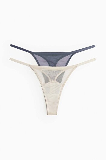 H&M 2-pack tanga thong briefs