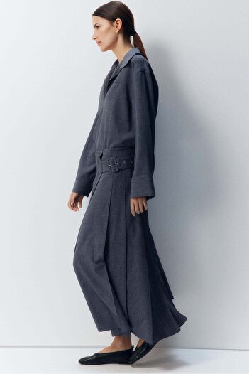 H&M Pleated A-line skirt