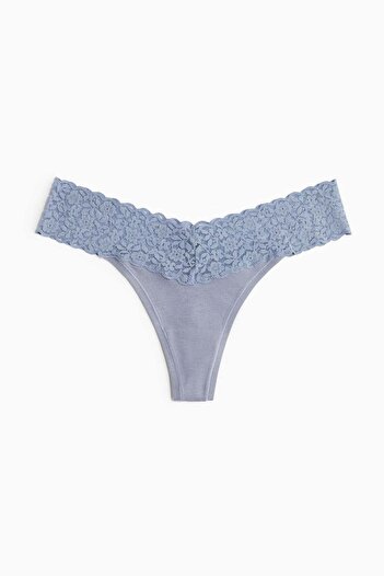 H&M 3-pack lace thong briefs