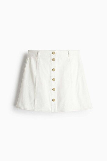 H&M A-line denim mini skirt