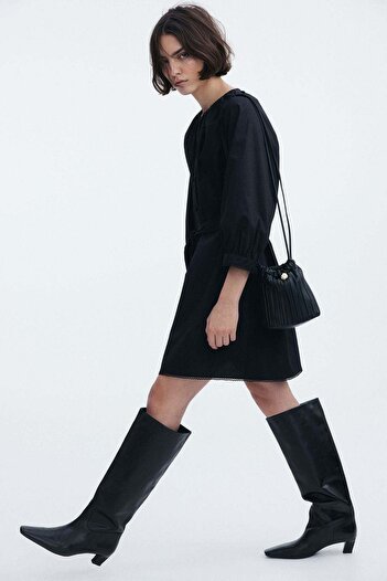 H&M Picot-trimmed dress