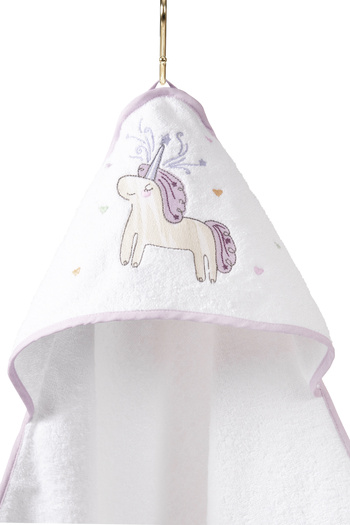 Casadora Baby Astra 100% Cotton - Embroidered Baby Towel Swaddle - 80X80Cm