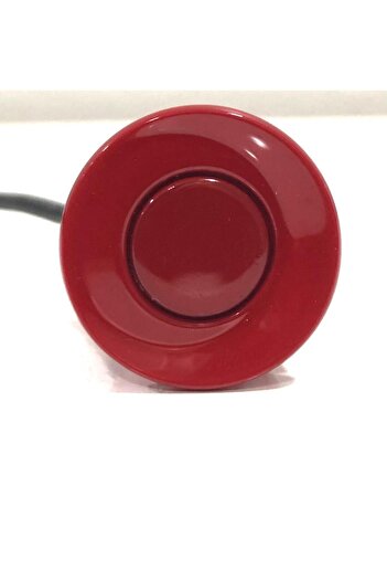 Techmaster Yedek Park Sensörü Gözü Tekli Kırmızı 22mm