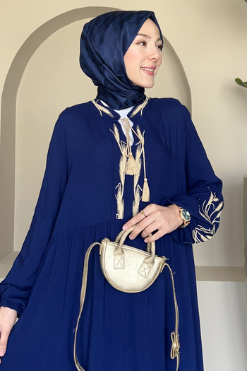 SaklıButik Royal Nakış İşlemeli Elbise SK-8395