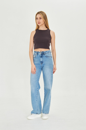 Dİ GİYİM Women's Ribana Crop Sneakers