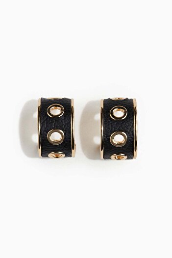 H&M Coated hoop earrings