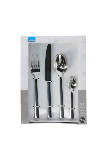Amefa 24-Piece Moderno Cutlery Set