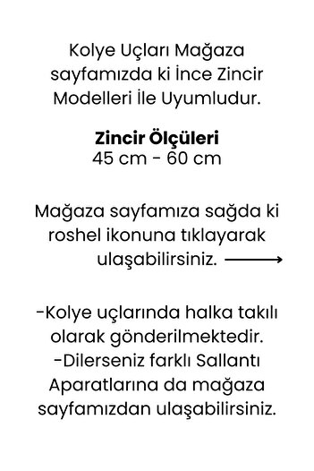 roshel Mineli İstiridye Model Altın Kaplama Kolye Ucu
