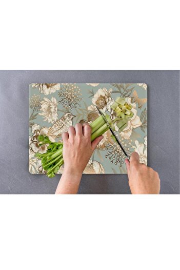 Saban 20X30 cm Model 14 Patterned Glass Cutting Board