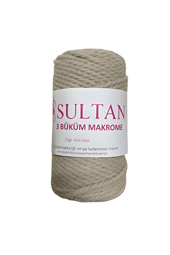 Sultan 3 Büklüm Makrome Ipi 250 gr