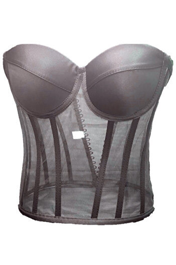 ALİNDA Transparent Underwire Ready Size Bustier