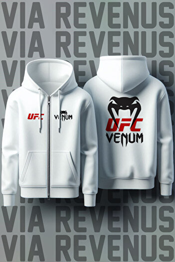 Vordevia Ζακέτα φούτερ με κουκούλα με φερμουάρ Ufc εμπρός και πίσω