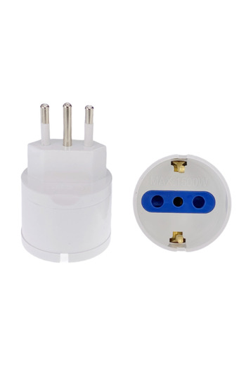 Choice WHITE European Euro Eu Plug To Italy Standard Power Plug Adapter Socket 10A 16A Travel Converter AC