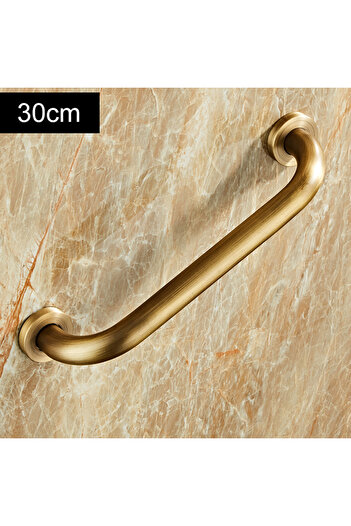 Choice Antique-30cm ELLEN Bathroom Safe Grab Bar 30/40/50CM Antqiue Bronze Brass Toilet Handrail Grab Bar S