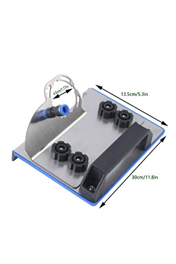 Choice 1pcs WHITE Stainless Steel 45-Degree Chamfer Tool For Angle Grinders - Durable Ceramic Tile Edge Smo