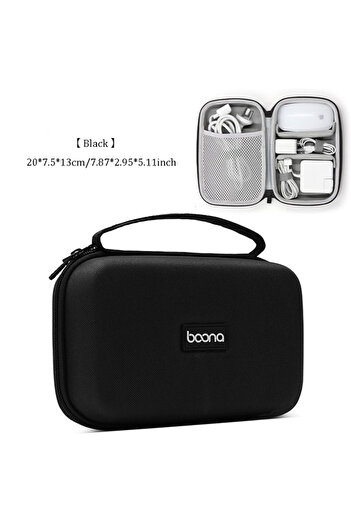 Choice Black 1 Cable Storage Bag Data Organizer For Notebook Power Bank Charger U Disk Earphones Electronic