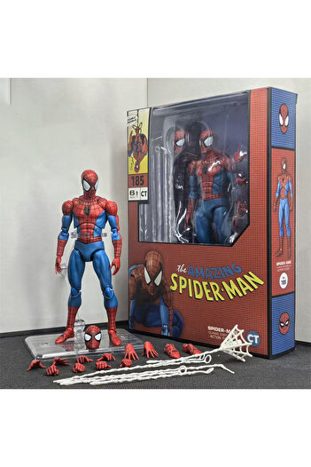BANDAI no box Spiderman New Ct Toys Spiderman Mafex 185 Classic Costume Ver Miles Morales 2099 Spider-Man A