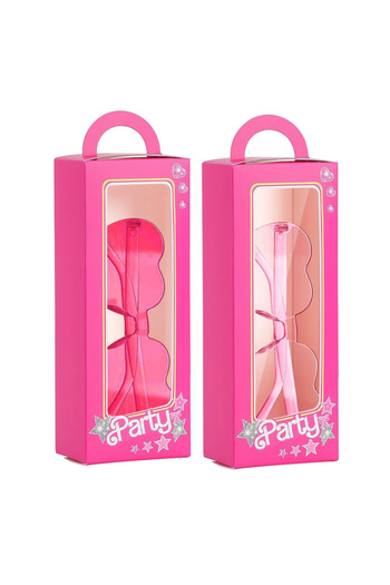 Choice Other 12 set box glass 12 Pink Doll Gift Boxes Goodie Bag + 12 Heart Shaped Sunglass Pink Princess G