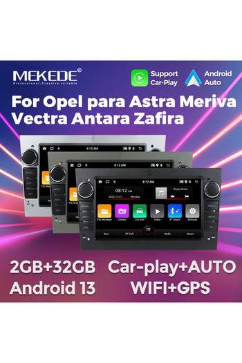 Choice MEKEDE 2 Din Car Radio Carplay For Opel Astra H J 2004 Vectra Vauxhall Antara Zafira Corsa C D Vi...