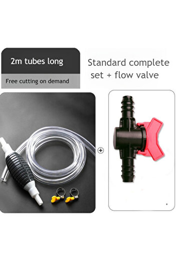 Choice A 2 Meter Handy Manual Gas Oil Pump Durable For Car Liquid Gasoline Tuning Fuel Transfer Tank Injec.