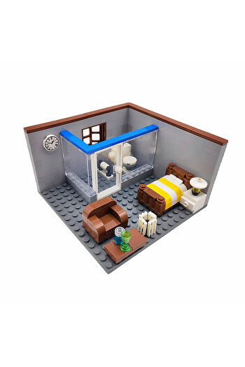 Choice ألعاب بناء منزل مدينة MOC لغرفة الفندق للأولاد والبنات، مكعبات DIY، أثاث غرفة المعيشة والمطبخ