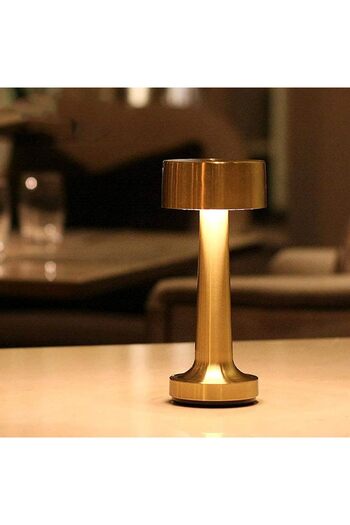 AWH Touch Sensor Bar Lamp, Cordless Rechargeable LED Night Light for Bedroom, Bedside, & More (Gold)