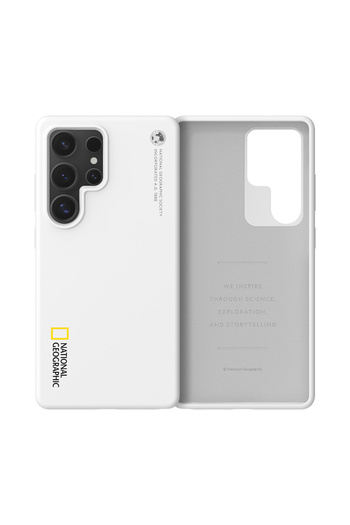 NATIONAL GEOGRAPHIC Silicone Case V2 Galaxy S25 Ultra - White