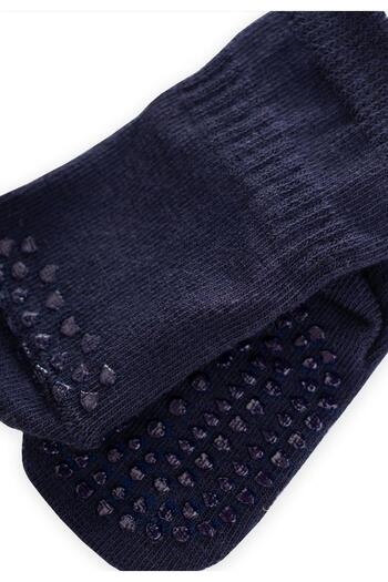 Cigit Navy Blue Crawling and Anti-Slip Socks