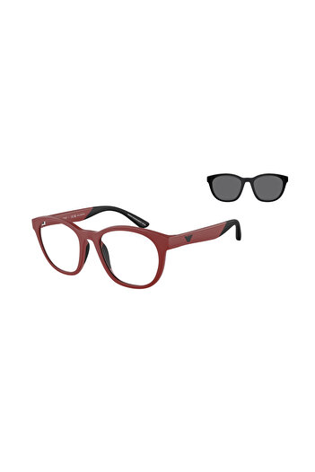Emporio Armani Kids Man Phantos Sunglasses- Ea 4001 - Lense Size:47mm - Matte Red