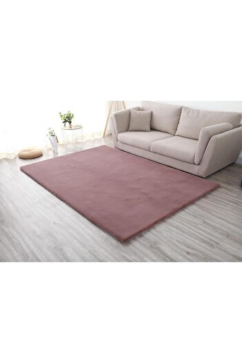 Heinner Home Rabbit fur Rug 50x90 cm Purple