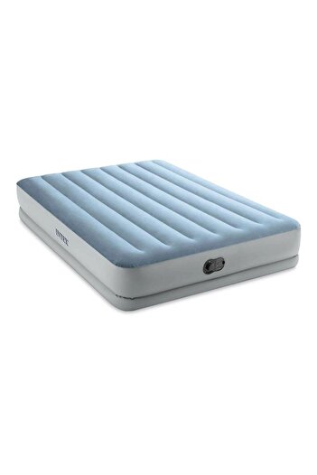 Intex Queen Dura-Beam Raised Comfort Air Bed with FastFill USB Pump