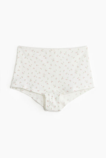 H&M Delik Desenli Shortie Külot