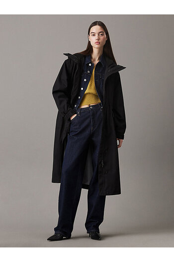 Calvin Klein Women's Technical Long Jacket