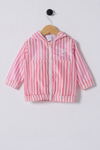 U.S. Polo Assn. Baby Girl Pink Raincoat