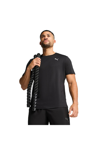 Puma M Tad Ess Poly Texture Tee Fitness T-Shirt