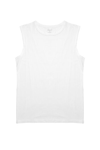 Kom Men's White Modal Cotton Lycra Basic 2-Piece Crew Neck Undershirt Kq.Onck.1K.M1.K5