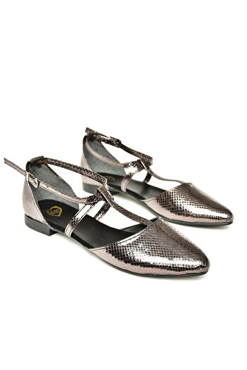 Fox Shoes Platin Kadın Ayakkabı D726537307