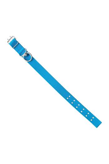 SAVEX Woven dog collar blue 5*80 cm