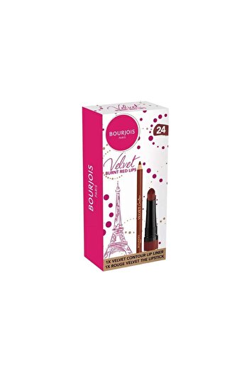 Bourjois Velvet Rouge + Lip Liner Set No. 24