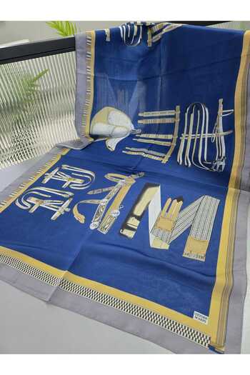 Oxygen Scarfs Βαμβακερό μαλακό σάλι με σχέδιο H