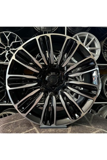 kormetal 22 inç 5x108 RANGE ROVER VOUGE Siyah Elmas Kesim Jant Modeli (4 ADET)