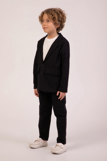 DMB BOYS & GIRLS Çaren Kids- 100% Cotton Men's Suit - Jacket- Pants & T-Shirt